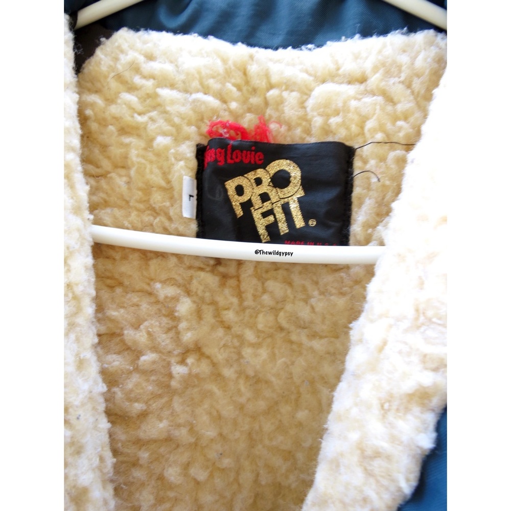 Vintage cozy sherpa lined oversized insulated jacket βοΈ - Picture 7 of 8